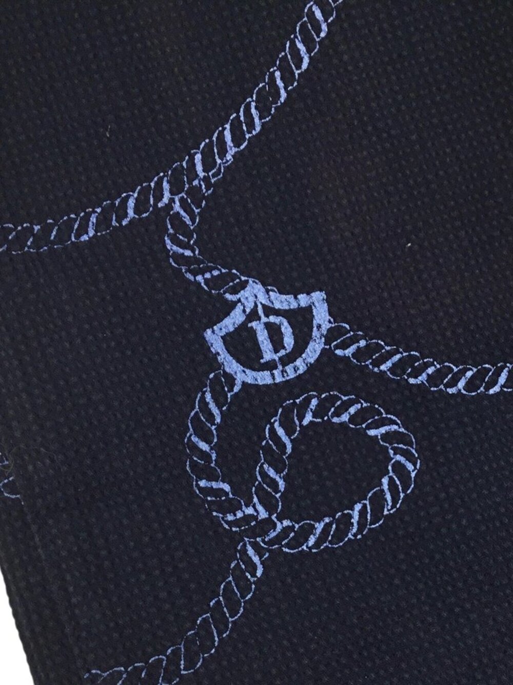 Dismero Vermoda Articolo Blue Chain Rope Pants Size 31 Italy Rhinestone Stretch